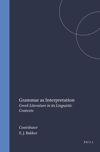 book: Grammar as Interpretation