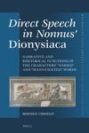 book: Direct Speech in Nonnus’ <i>Dionysiaca</i>