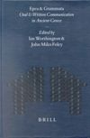 book: Epea and Grammata. Oral and Written Communication in Ancient Greece