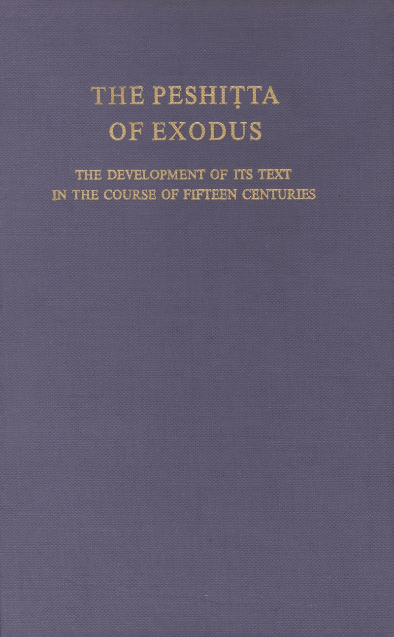 book: The Peshitta of Exodus