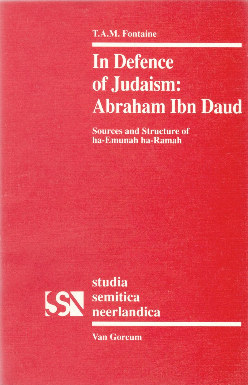 book: In Defence of Judaism: Abraham Ibn Daud