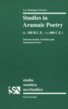 book: Studies in Aramaic Poetry (c. 100 B.C.E.-c. 600 C.E.)