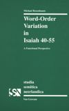book: Word-order Variation in Isaiah 40-55