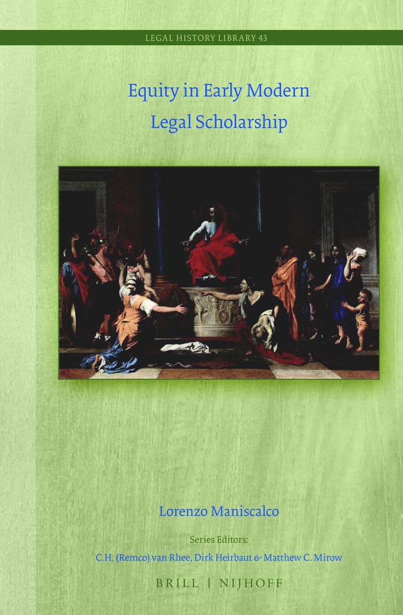book: Equity in Early Modern Legal Scholarship