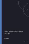 book: Ernest Hemingway in Holland 1925-1981