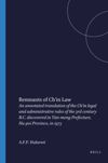 book: Remnants of Ch'in Law