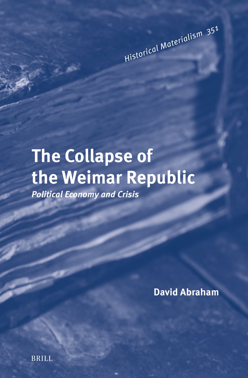 book: The Collapse of the Weimar Republic