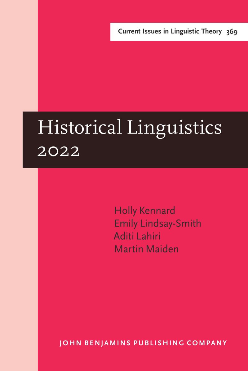 book: Historical Linguistics 2022
