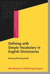 book: Defining with Simple Vocabulary in English Dictionaries