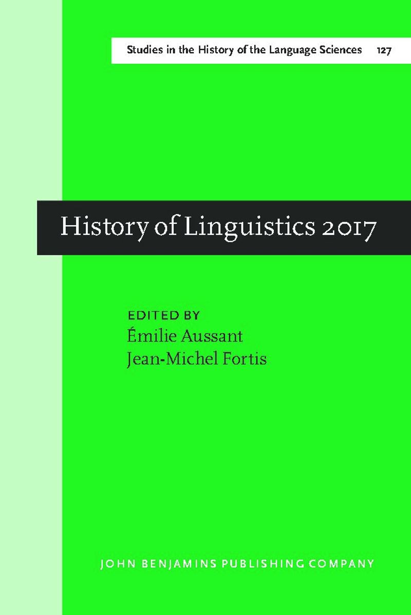 book: History of Linguistics 2017