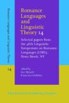 Romance Languages and Linguistic Theory 14