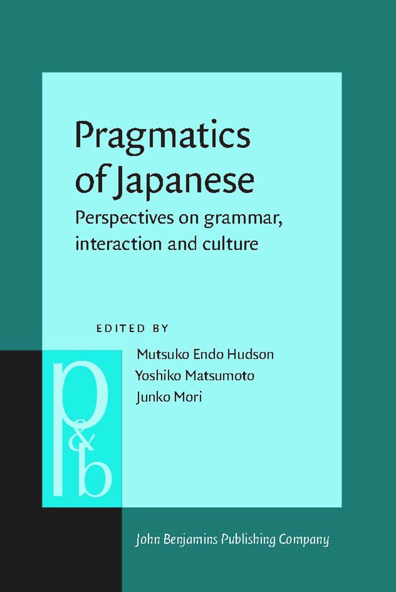 book: Pragmatics of Japanese