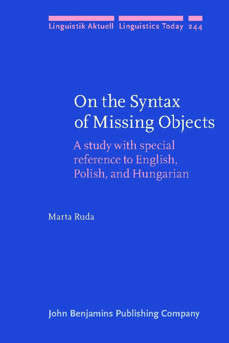 book: On the Syntax of Missing Objects