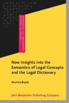 book: New Insights into the Semantics of Legal Concepts and the Legal Dictionary