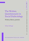 book: The Written Questionnaire in Social Dialectology