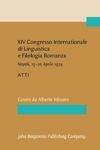XIV Congresso Internationale di Linguistica e Filologia Romanza