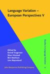 Language Variation - European Perspectives V