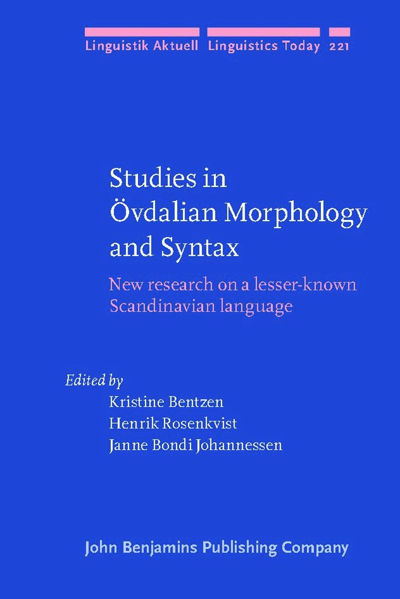 book: Studies in Övdalian Morphology and Syntax