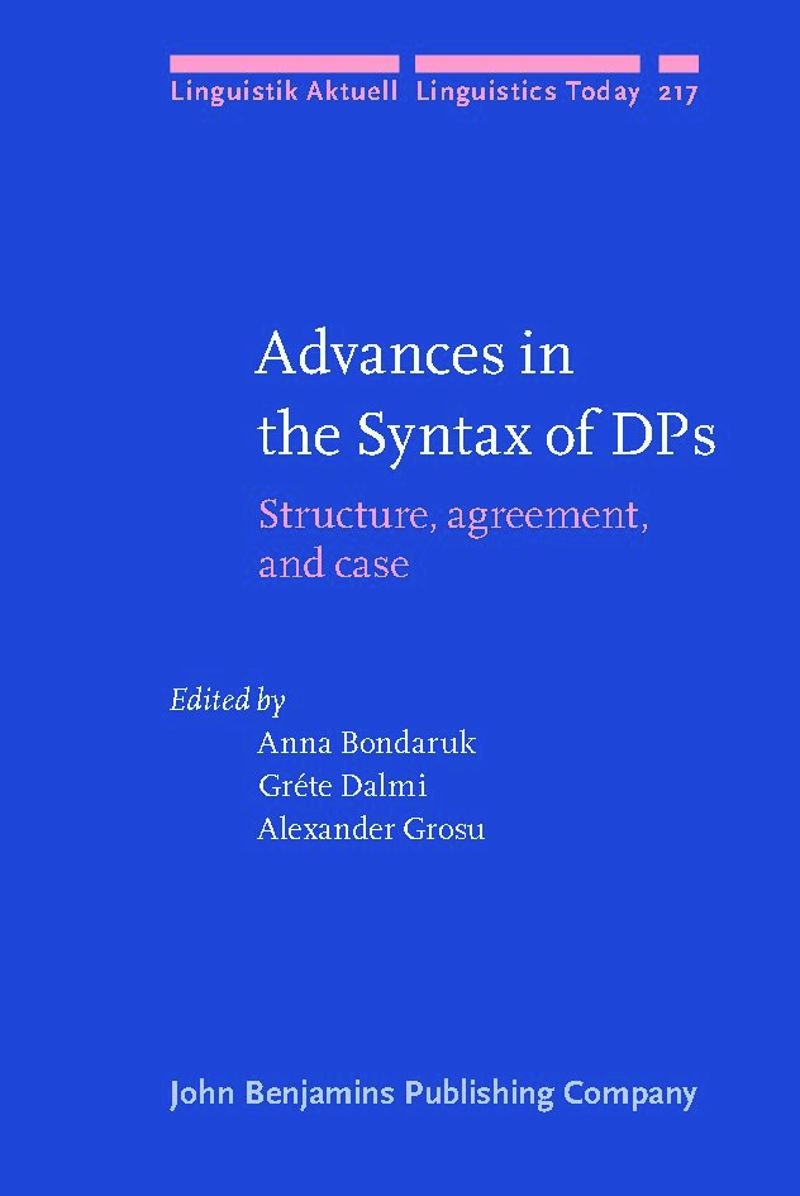 book: Advances in the Syntax of DPs