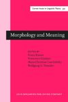 book: Morphology and Meaning