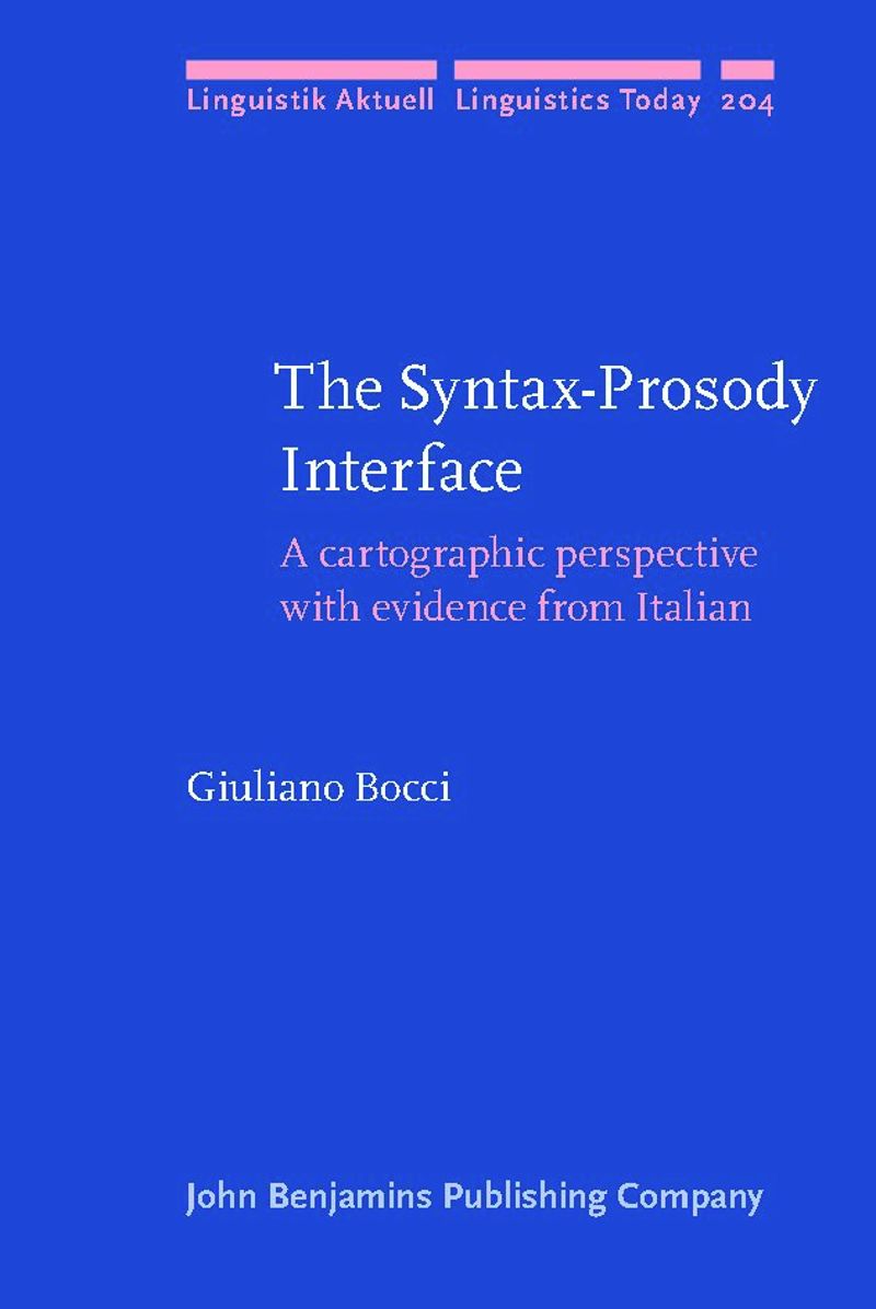 book: The Syntax–Prosody Interface