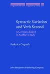 book: Syntactic Variation and Verb Second