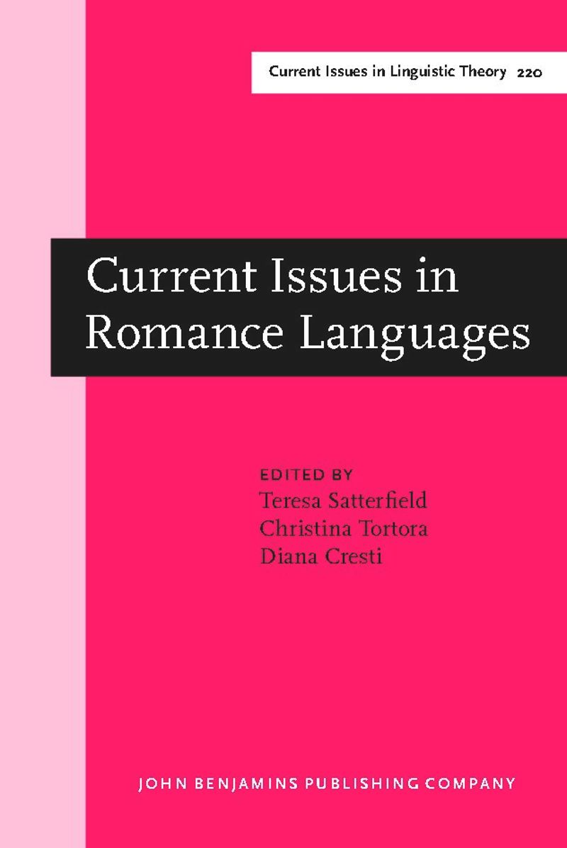 book: Current Issues in Romance Languages