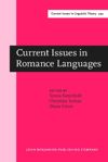 book: Current Issues in Romance Languages