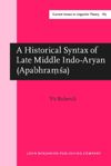 book: A Historical Syntax of Late Middle Indo-Aryan (Apabhram&#803;&#347;a)