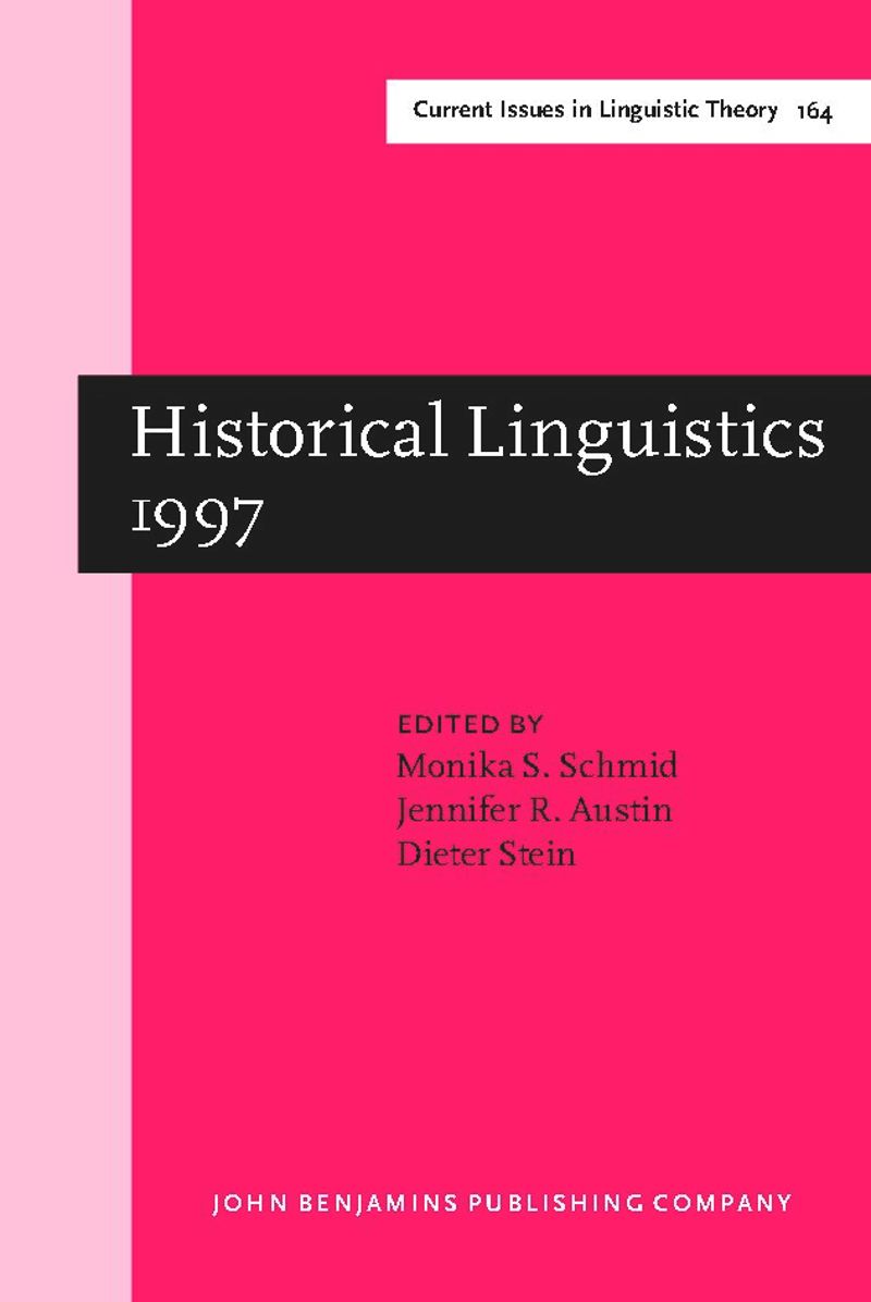 book: Historical Linguistics 1997