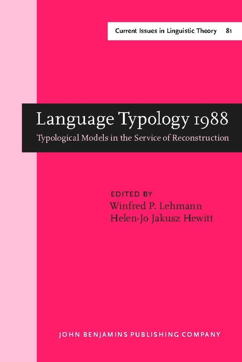 book: Language Typology 1988