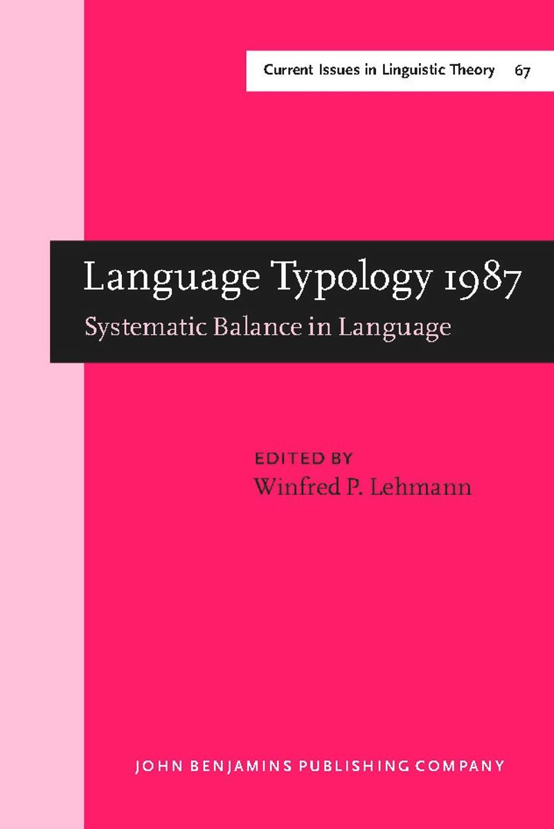 book: Language Typology 1987