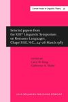book: Selected papers from the XIIIth Linguistic Symposium on Romance