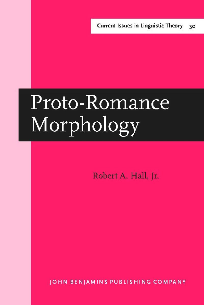 book: Proto-Romance Morphology