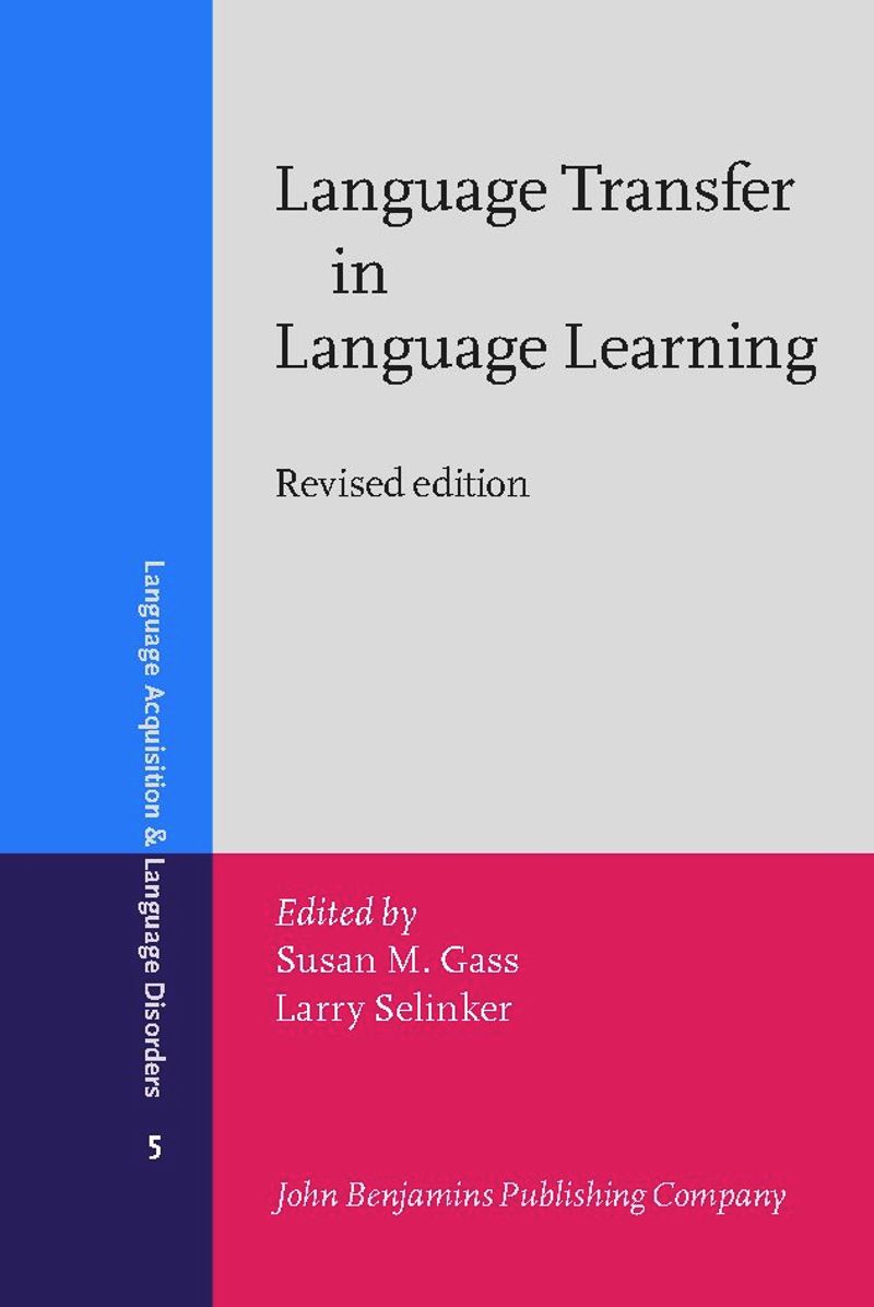 book: Language Transfer in Language Learning