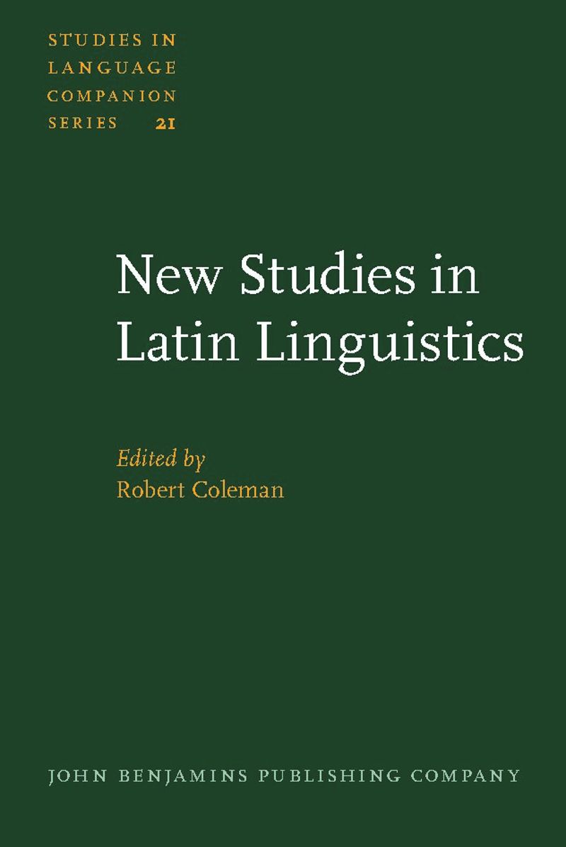 book: New Studies in Latin Linguistics