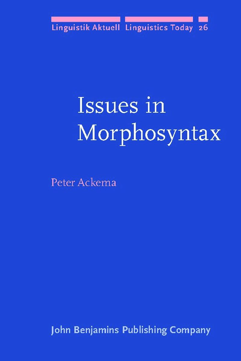 book: Issues in Morphosyntax