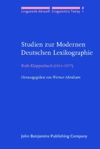 book: Studien zur Modernen Deutschen Lexikographie