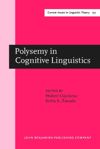 book: Polysemy in Cognitive Linguistics
