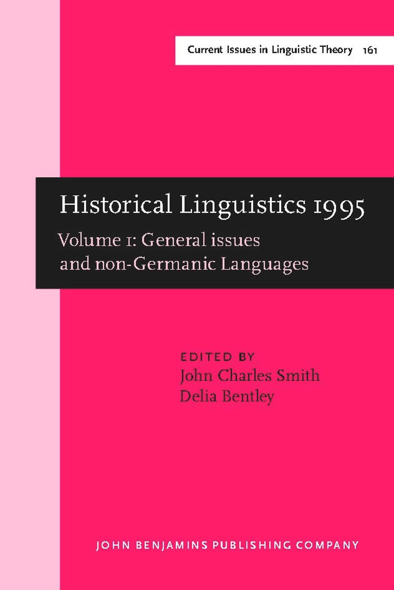 book: Historical Linguistics 1995