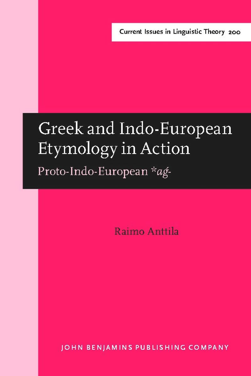 book: Greek and Indo-European Etymology in Action