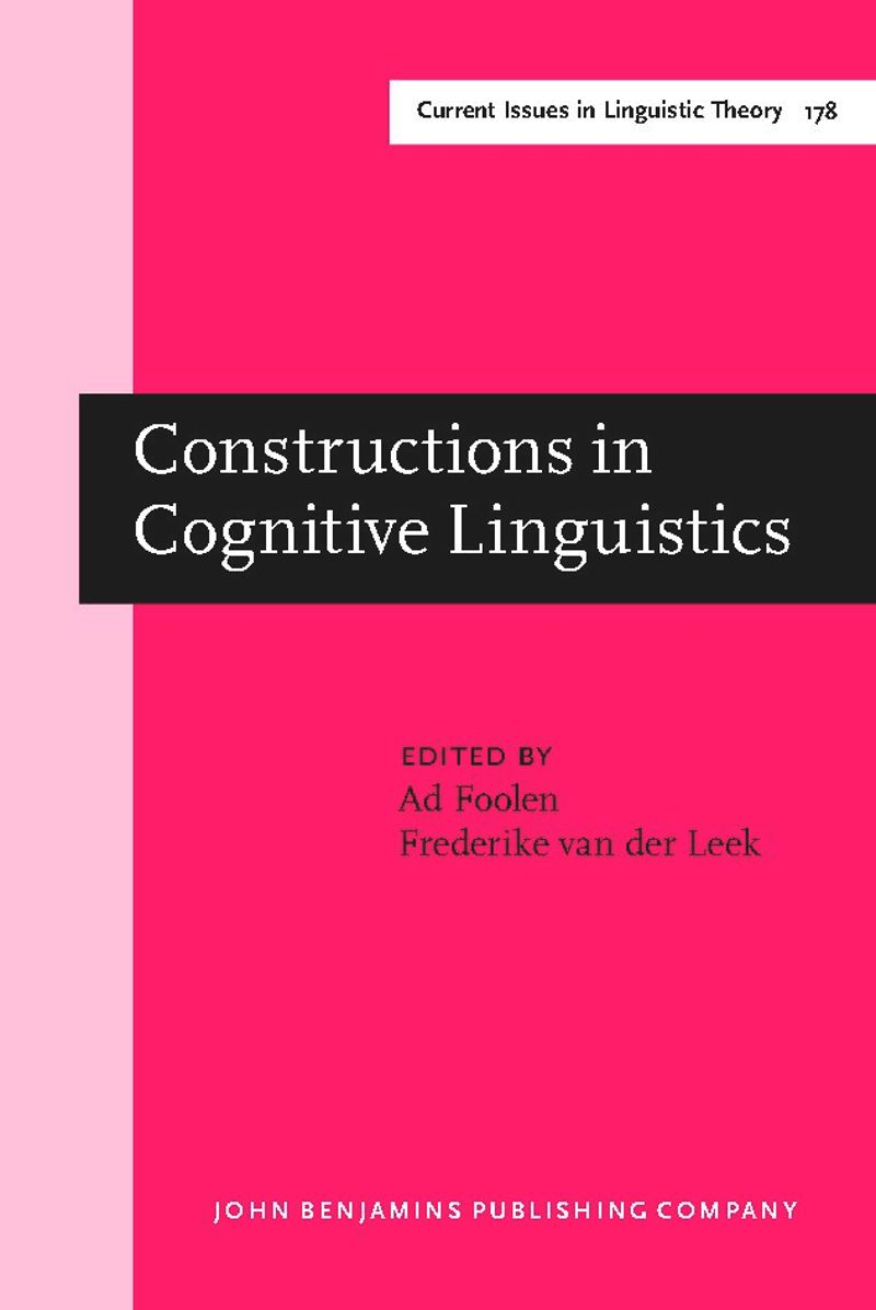 book: Constructions in Cognitive Linguistics