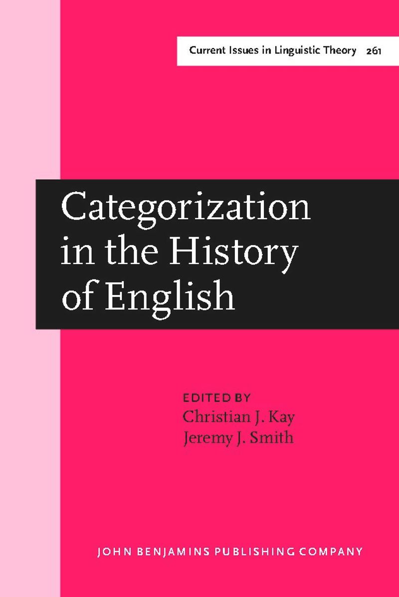 book: Categorization in the History of English