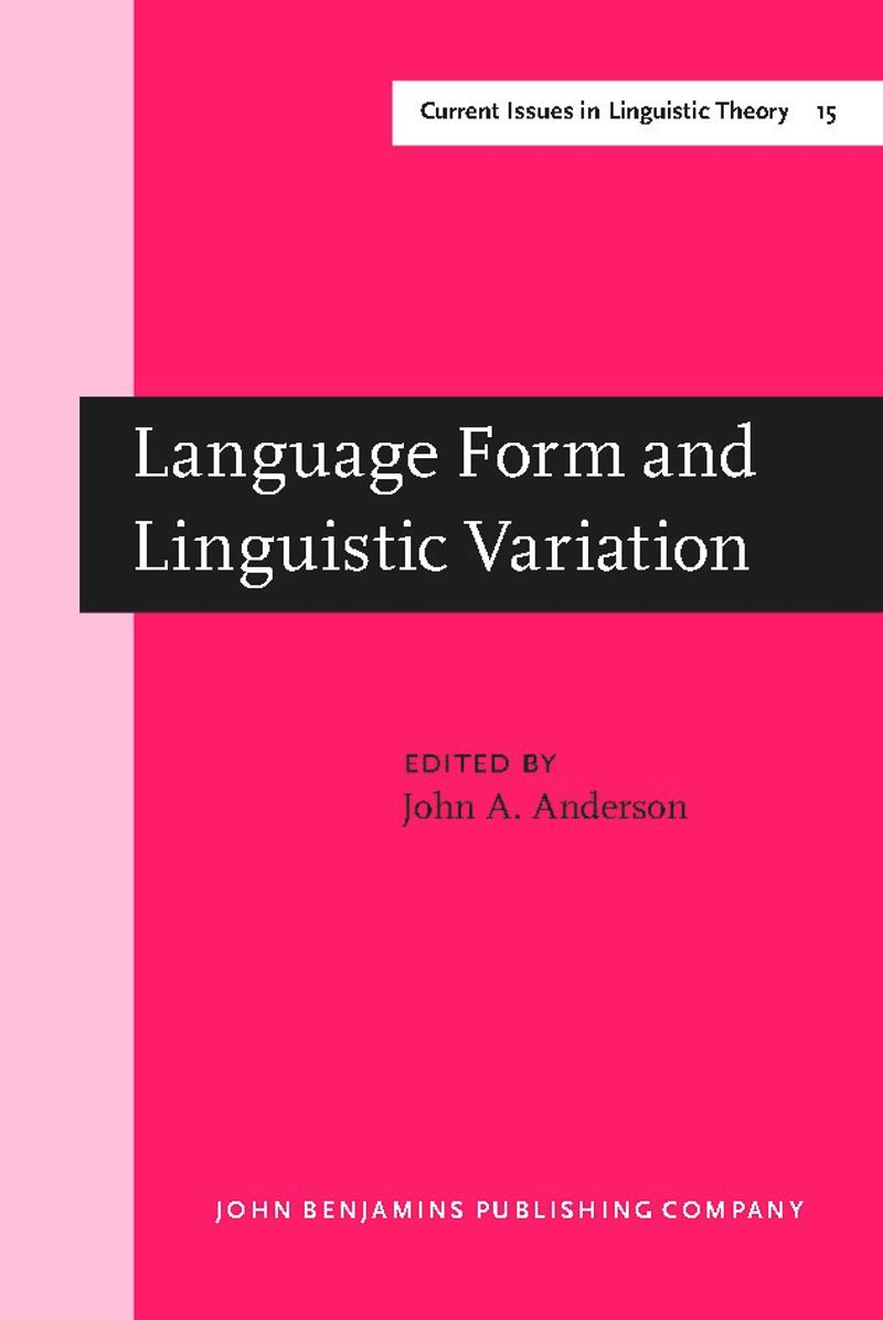 book: Language Form and Linguistic Variation
