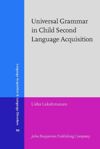 book: Universal Grammar in Child Second Language Acquisition
