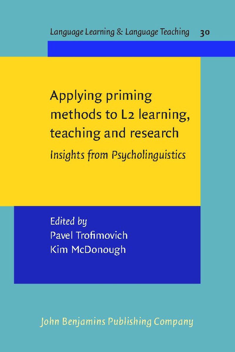 book: Applying priming methods to L2 learning, teaching and research