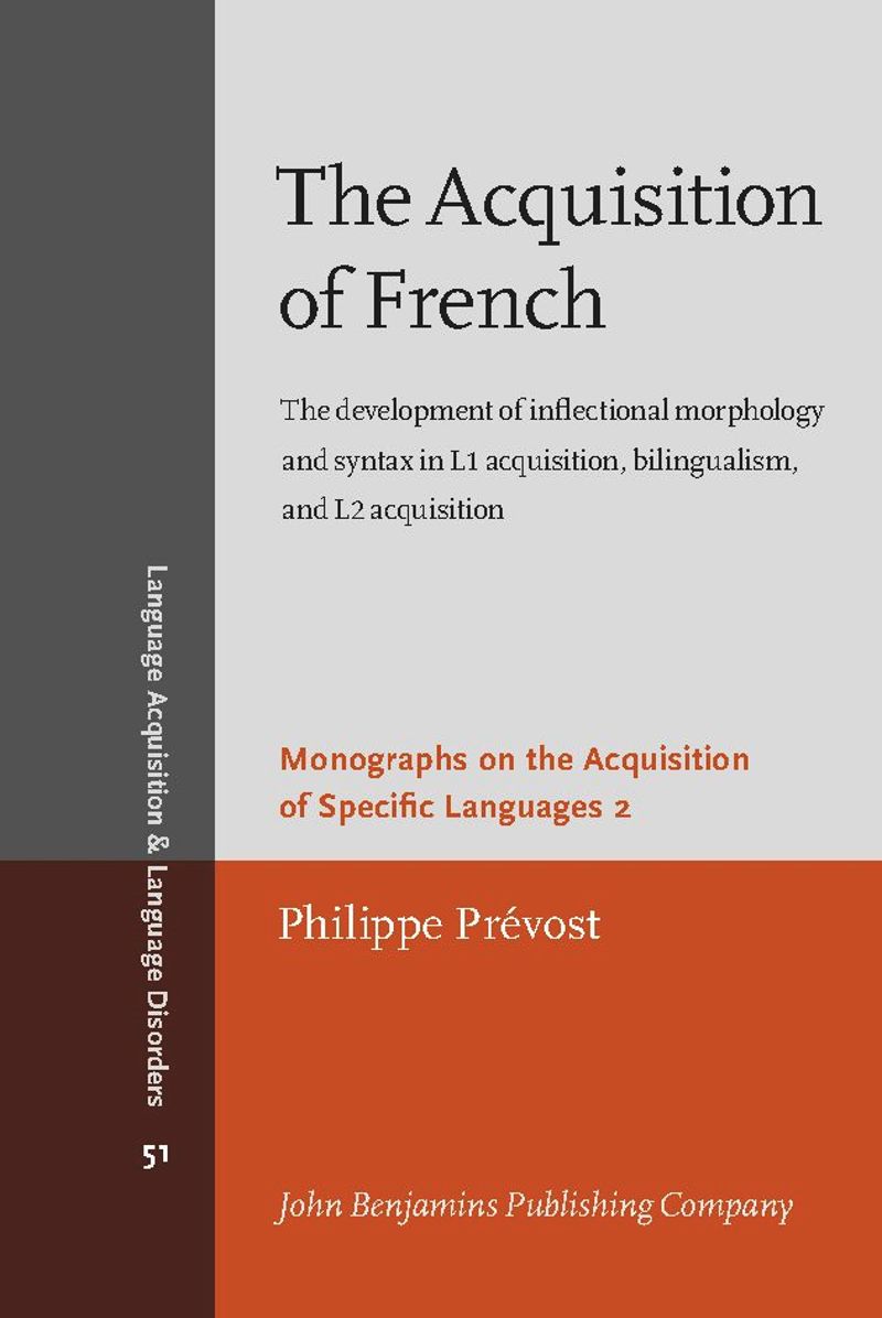 book: The Acquisition of French