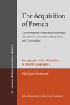 book: The Acquisition of French