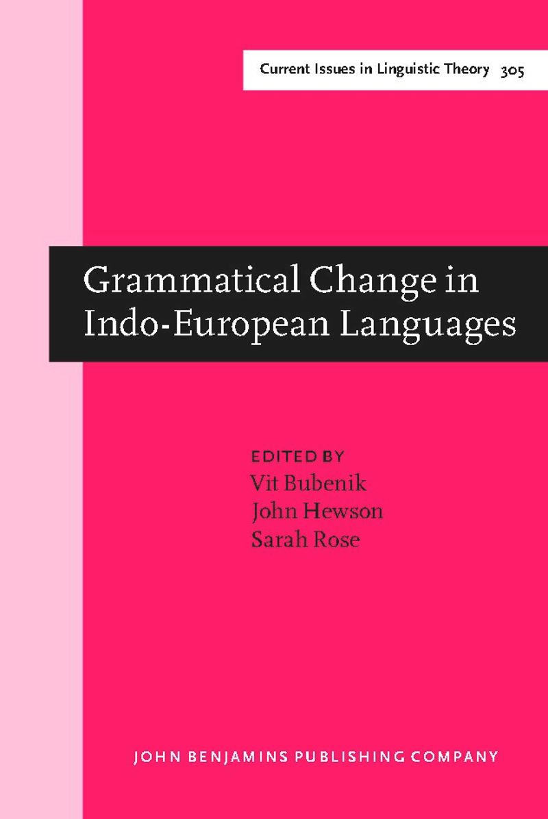 book: Grammatical Change in Indo-European Languages