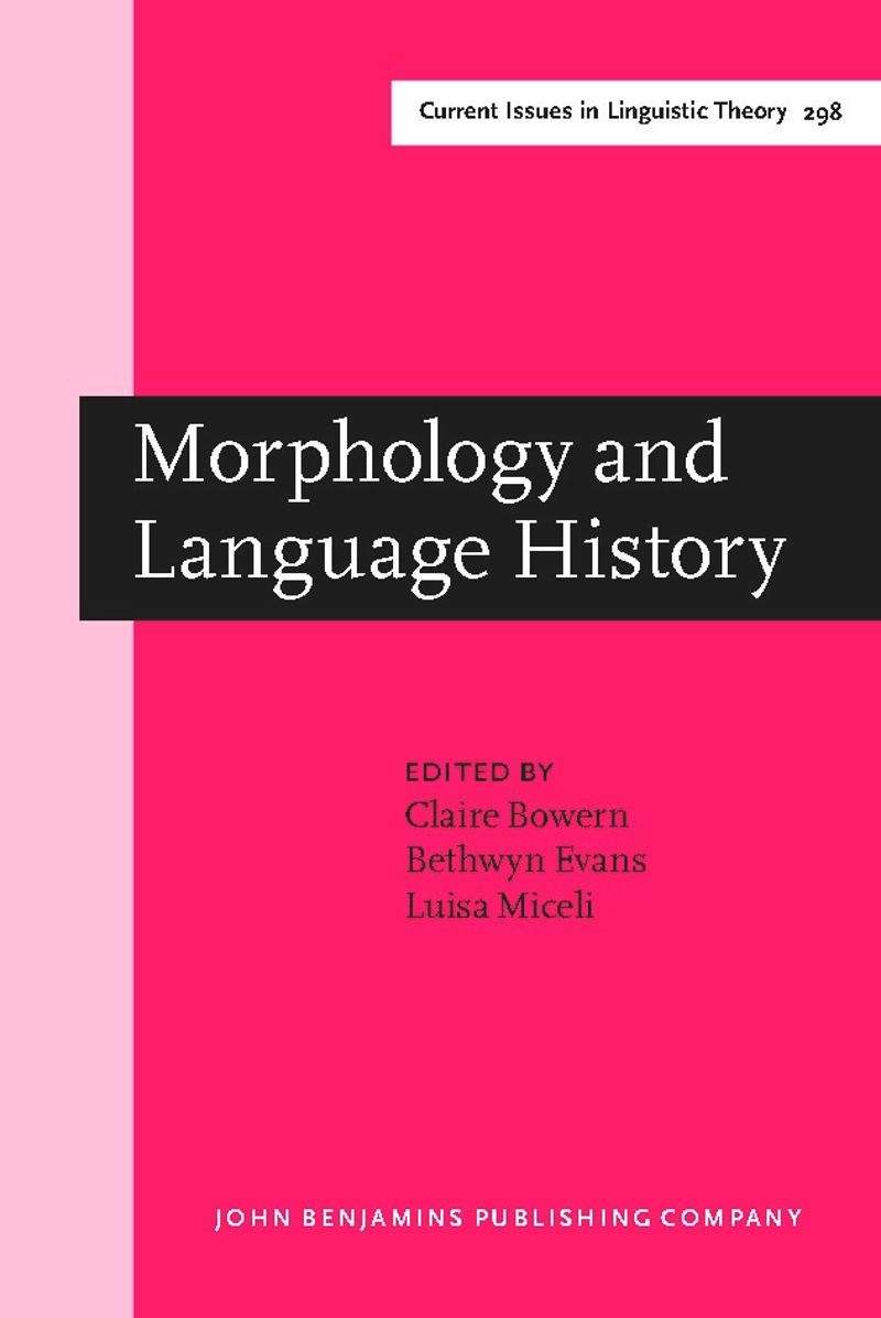 book: Morphology and Language History